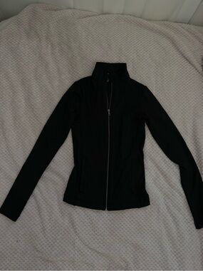 Gilly Hicks Black Zip-Up Jacket